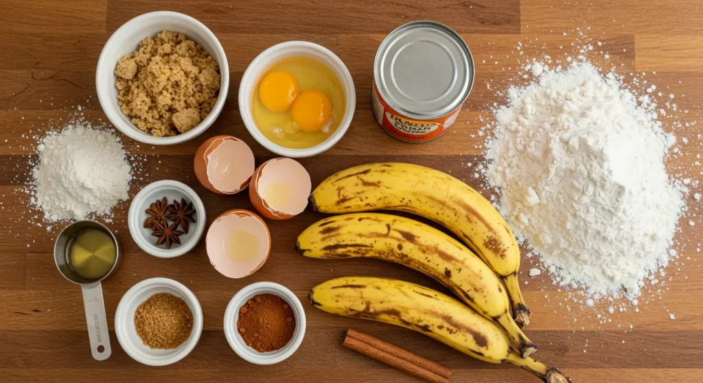 Fall's Best Pumpkin Banana Loaf 3 Ingredients for Pumpkin Banana Loaf