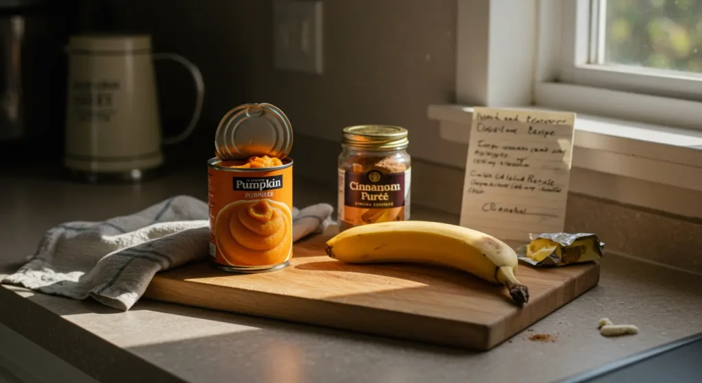 Fall's Best Pumpkin Banana Loaf 2 pumpkin purée