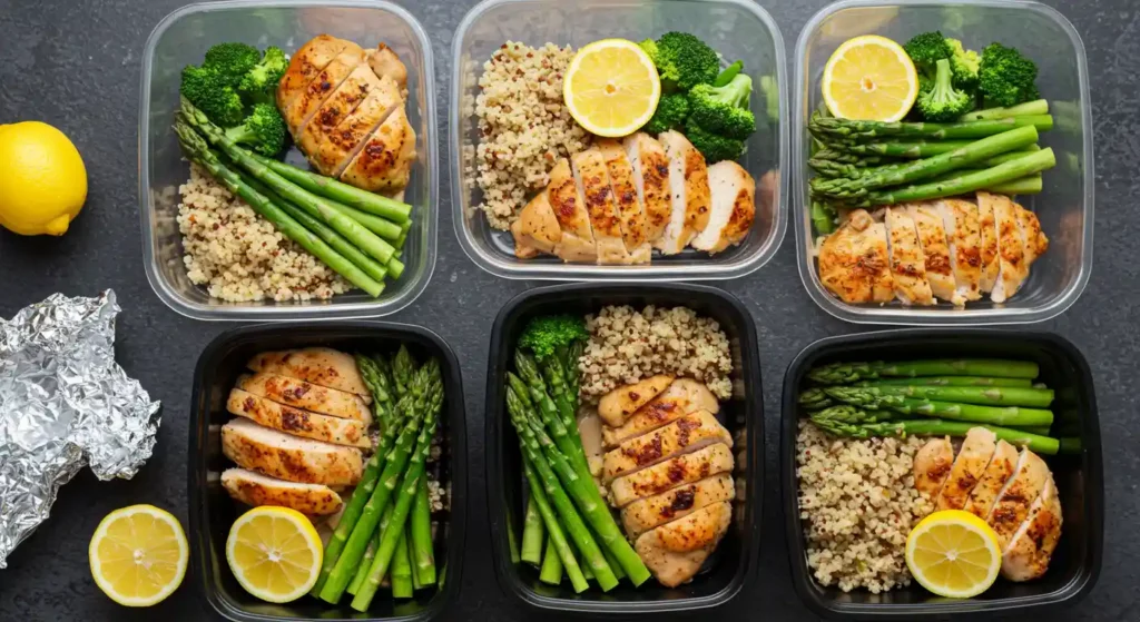 One-Pan Lemon Garlic Chicken and Asparagus 4 Leftover Ideas