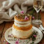 2 tier wedding cake
