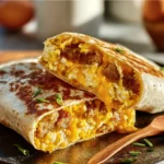 Cheesy Sausage and Egg Wraps -