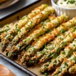 Crispy Parmesan Asparagus Sticks -