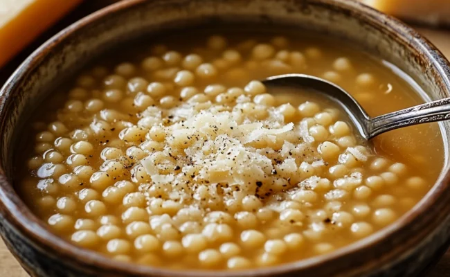 Italian penicillin: Pastina soup –