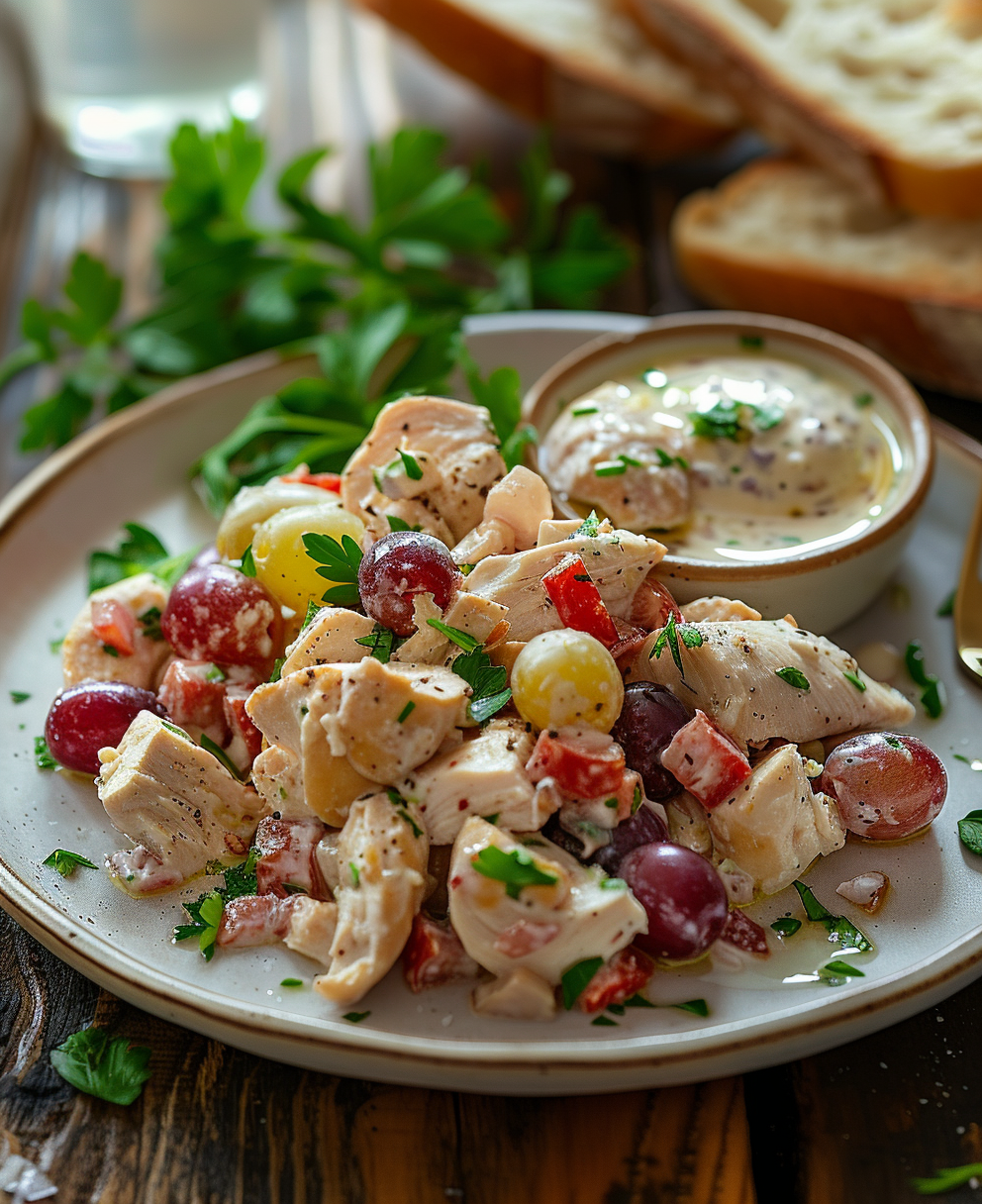 chicken salad recipe with grapes