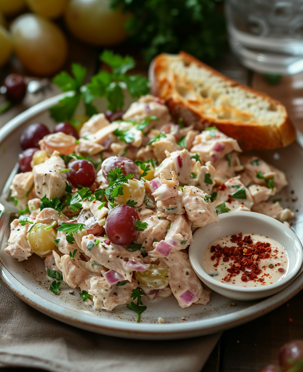chicken salad recipe with grapes