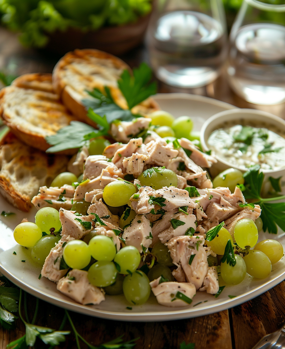 chicken salad recipe with grapes