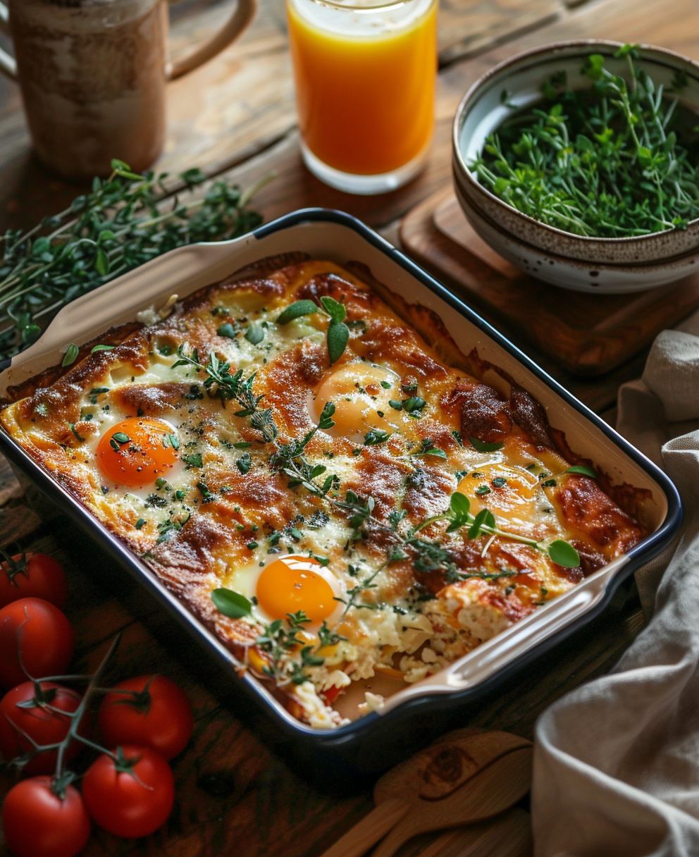 high protein breakfast casserole