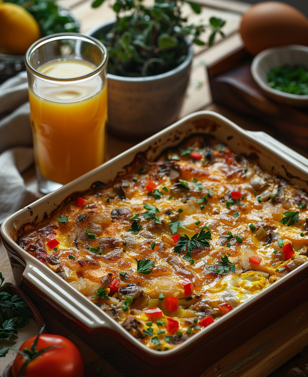 high protein breakfast casserole