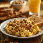 high protein fast food breakfast