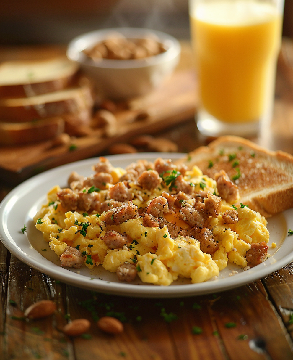 high protein fast food breakfast