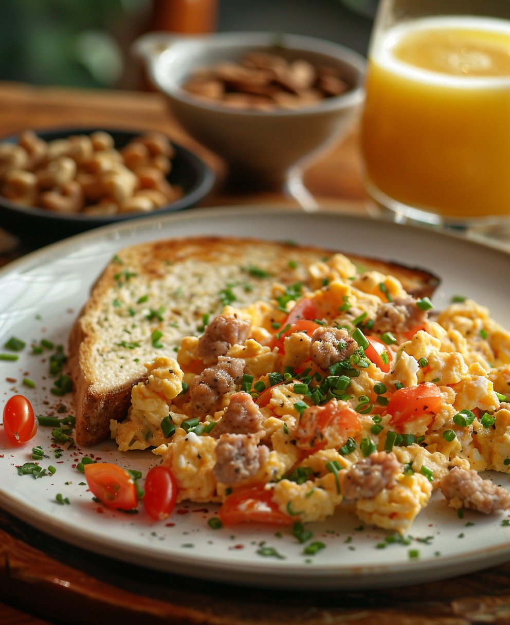 high protein fast food breakfast
