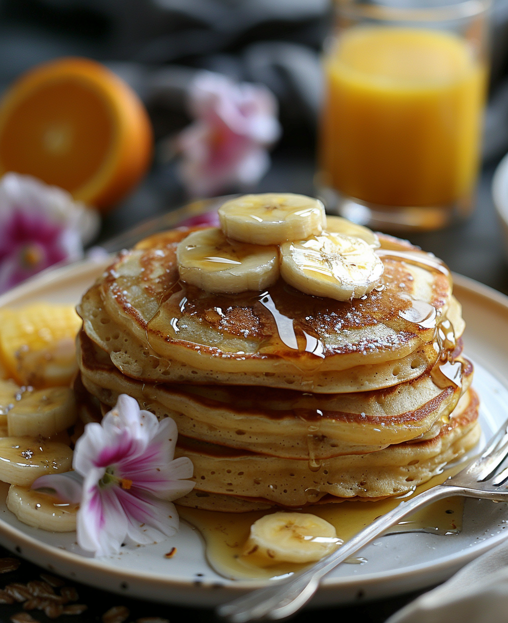 Easy Banana Pancakes (3 Ingredients)