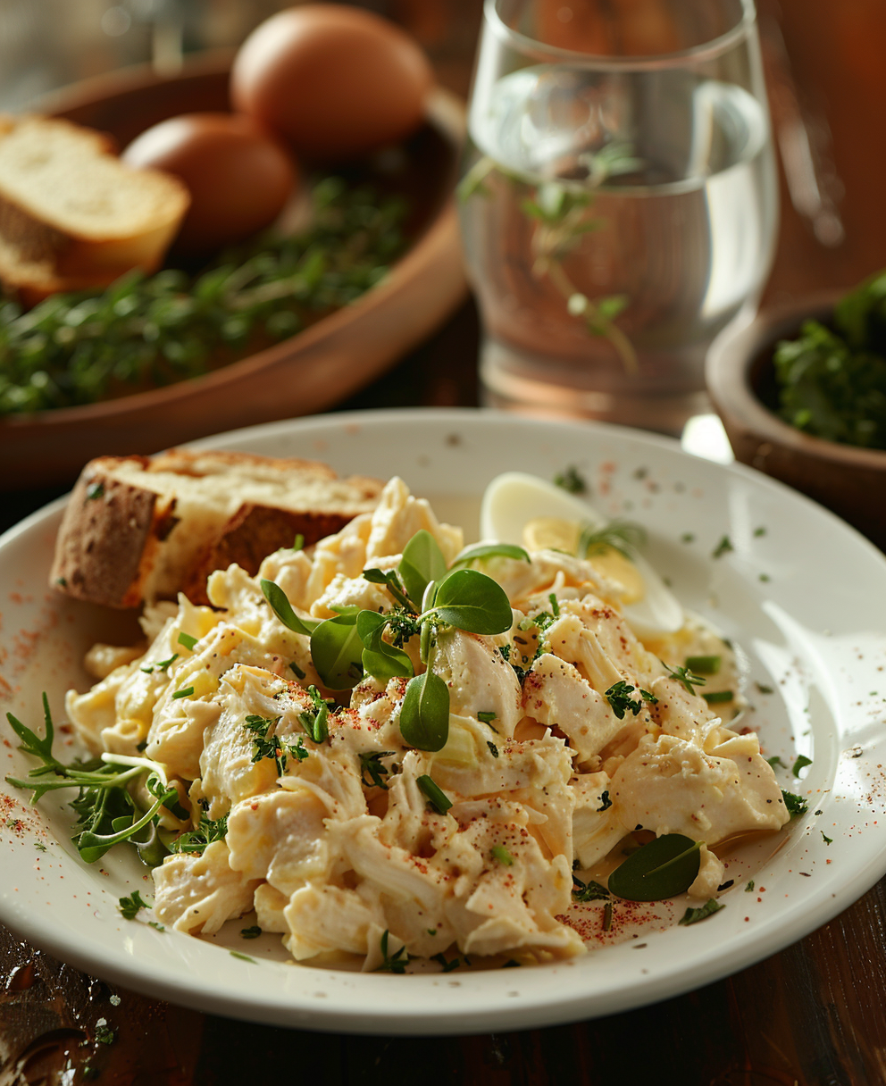 chicken salad recipe with eggs