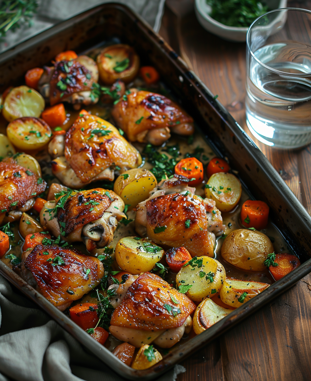 chicken thigh sheet pan recipes