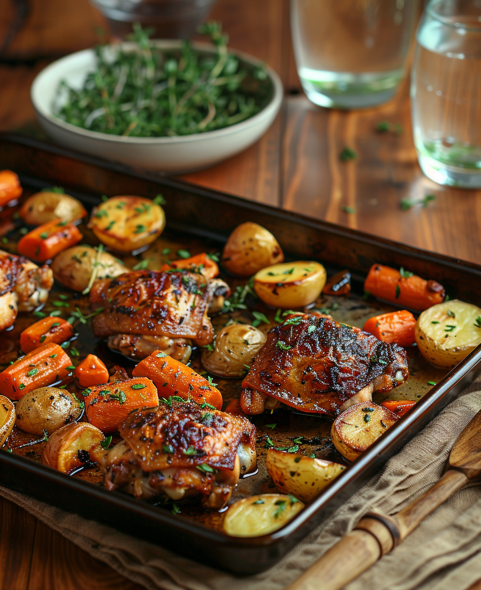 chicken thigh sheet pan recipes