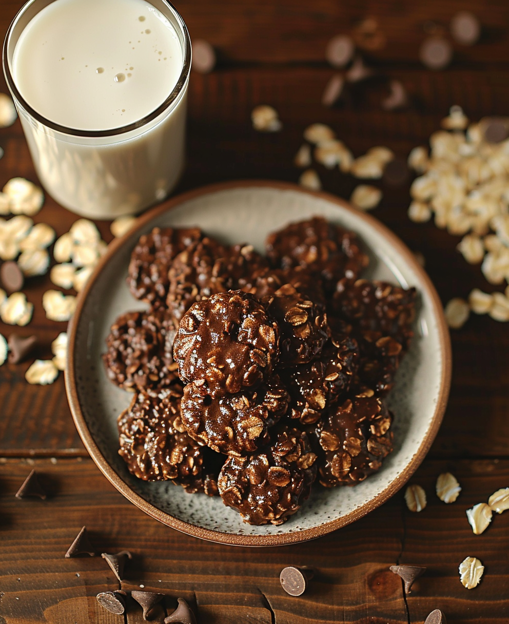 chocolate oatmeal no bake cookies
