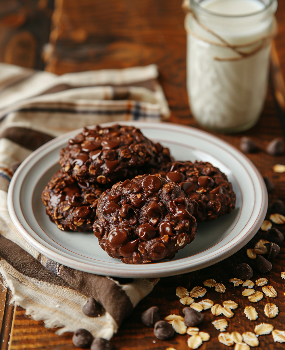 chocolate oatmeal no bake cookies
