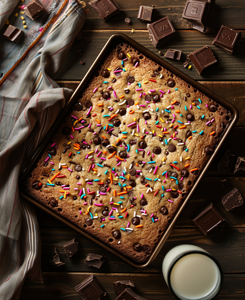 cookie cake recipe sheet pan