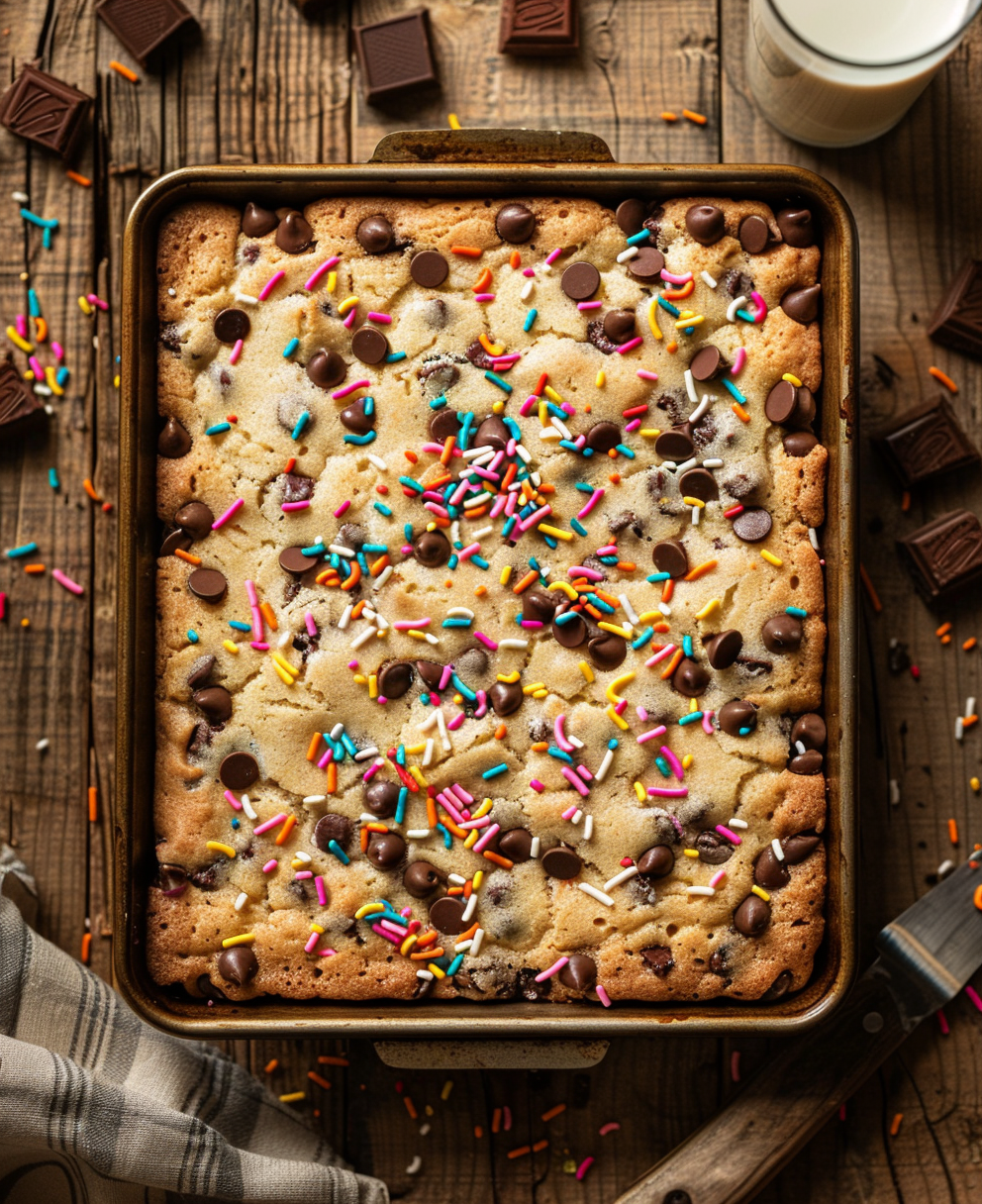 cookie cake recipe sheet pan