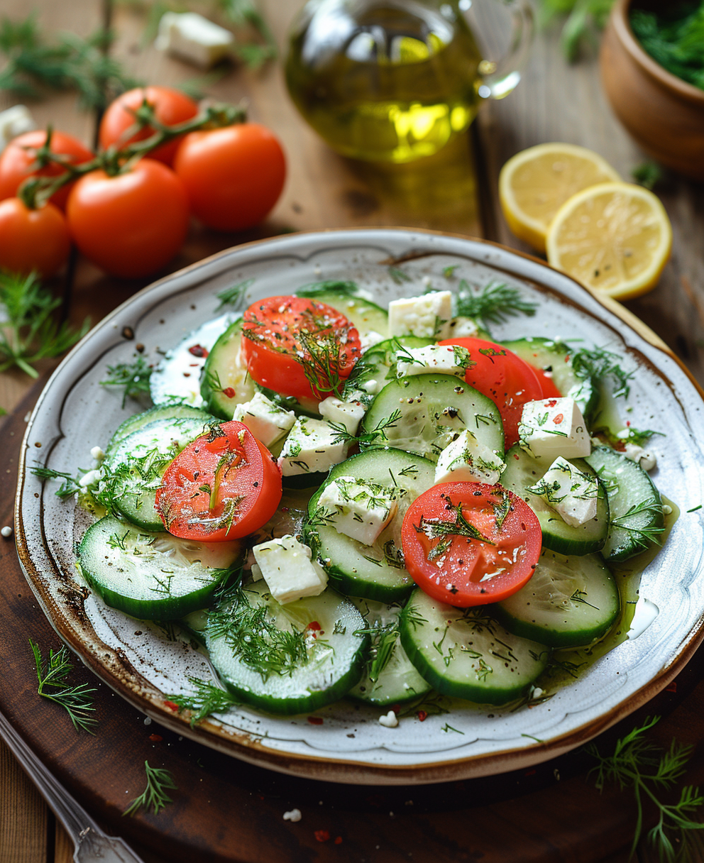 cucumber dill salad recipe