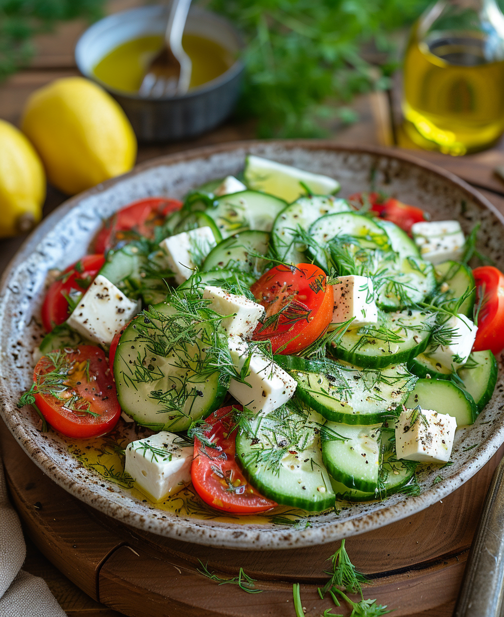 cucumber dill salad recipe