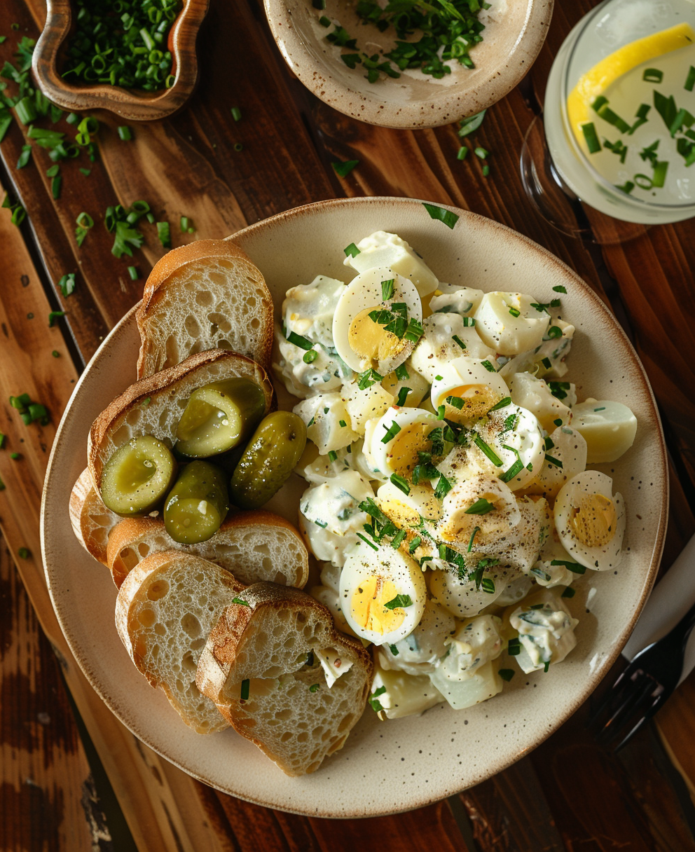 deviled egg potato salad recipe