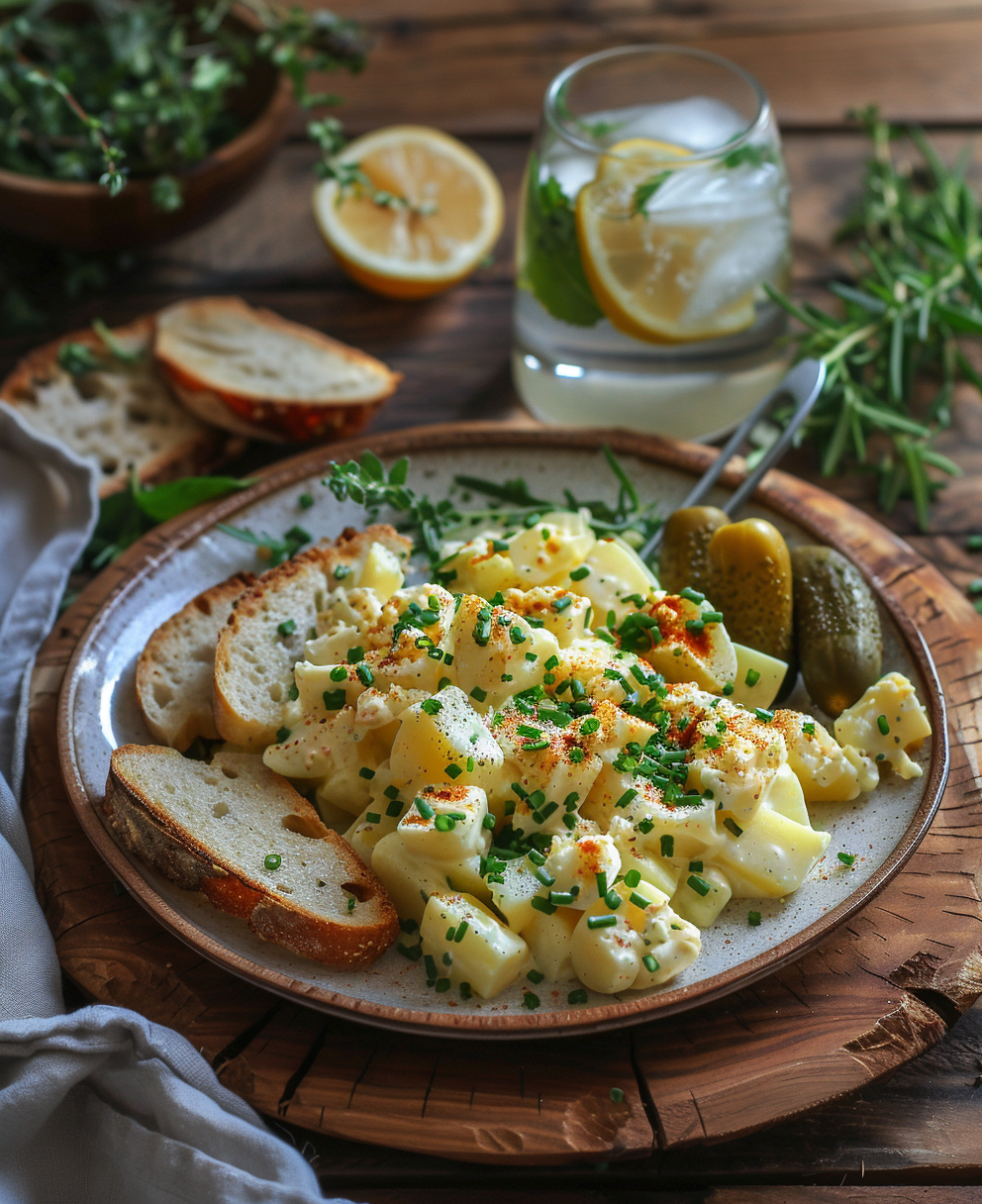deviled egg potato salad recipe