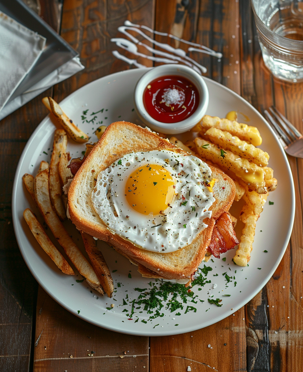 fried egg sandwich recipe