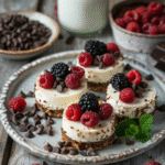 no bake mini cheesecakes