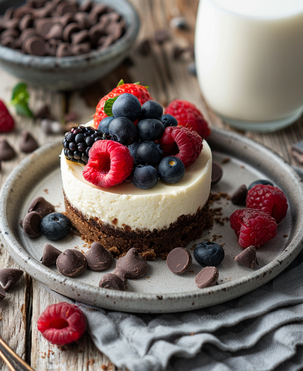 no bake mini cheesecakes