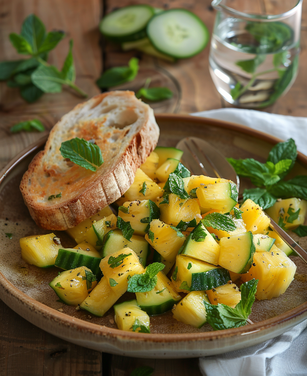 pineapple cucumber salad recipe