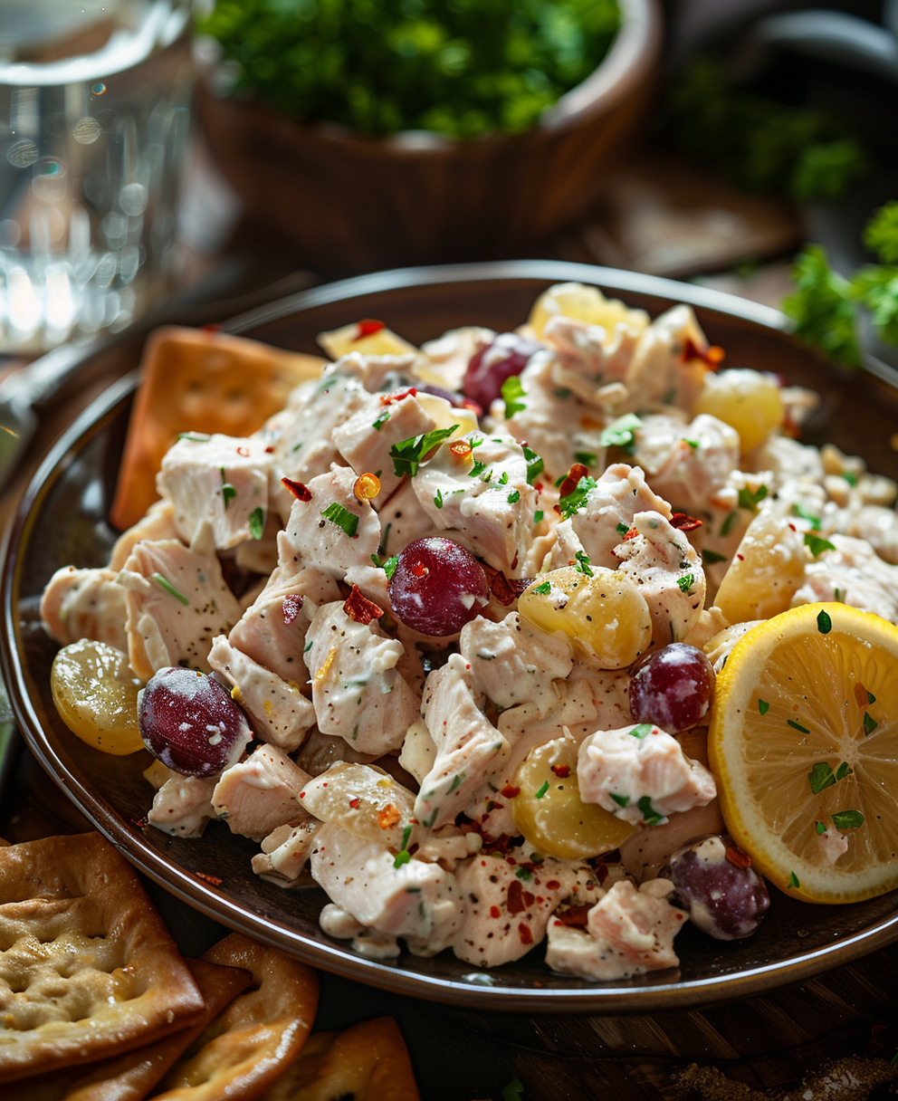 recipe for chicken salad with grapes