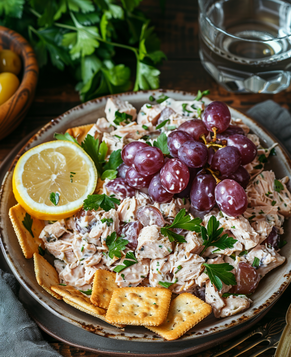 recipe for chicken salad with grapes