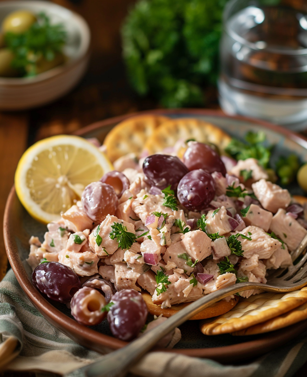 recipe for chicken salad with grapes