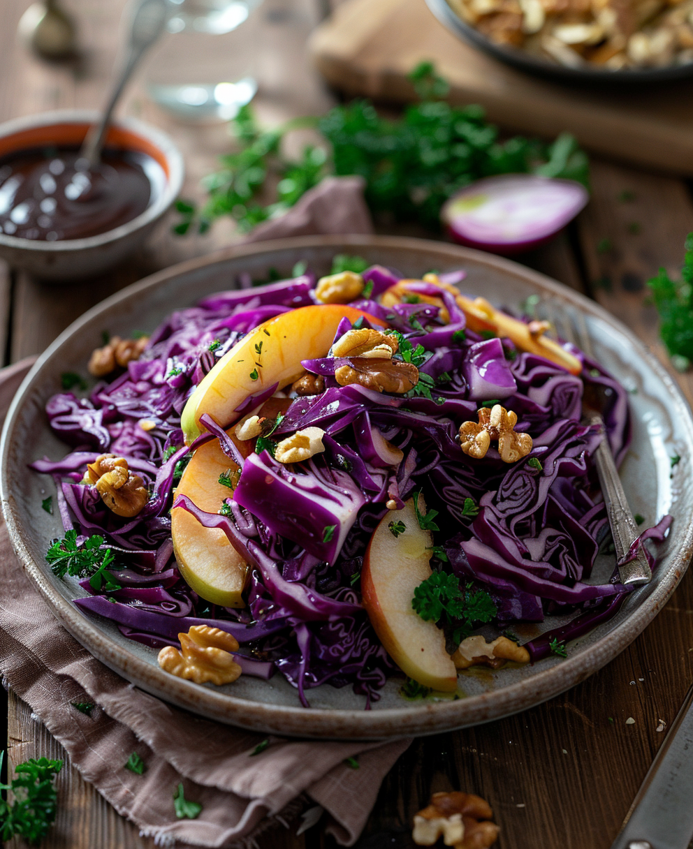 red cabbage salad recipe