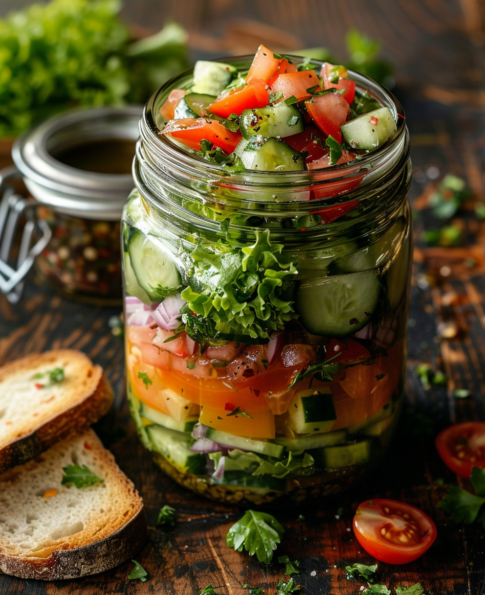 salad in a jar recipes
