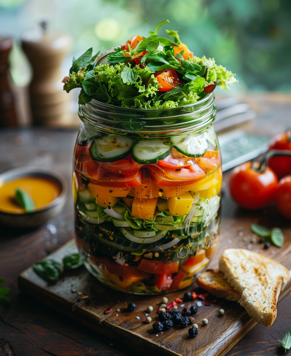 salad in a jar recipes