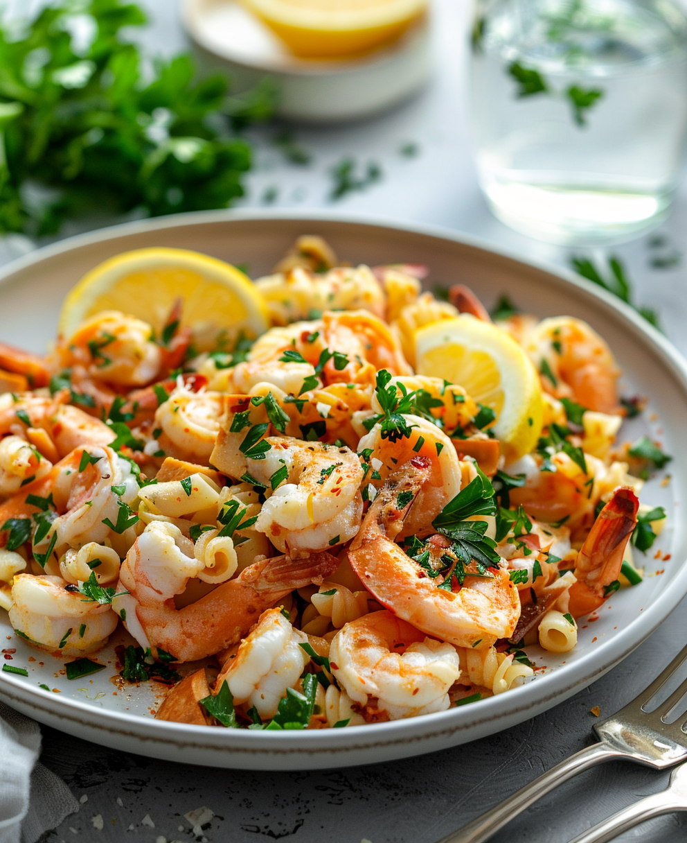 seafood pasta salad recipe
