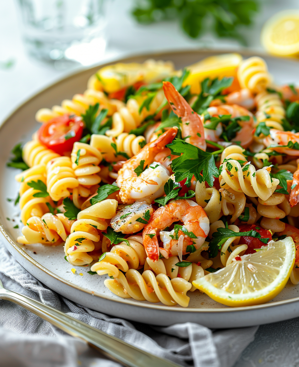 seafood pasta salad recipe