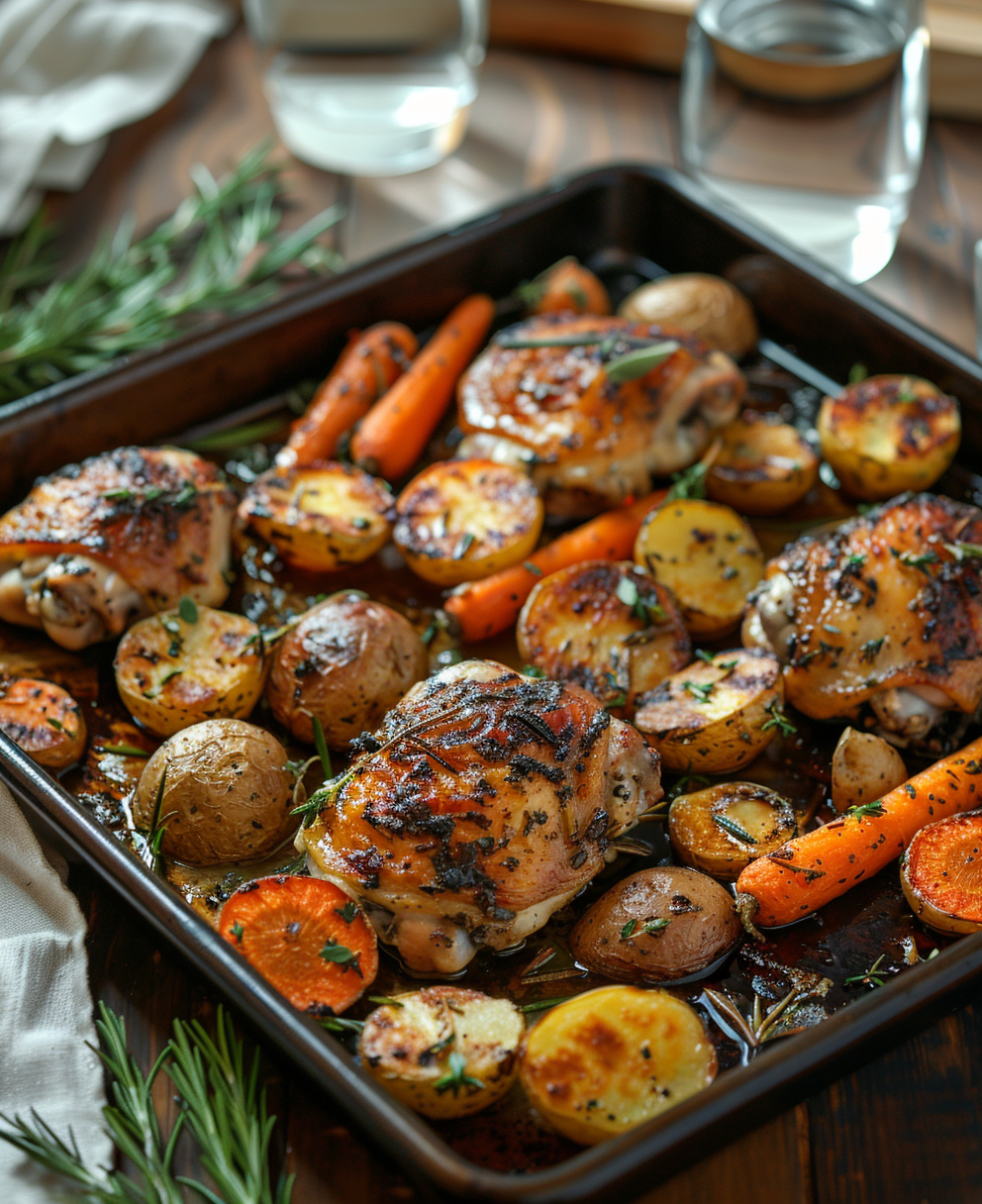 sheet pan chicken thigh recipes