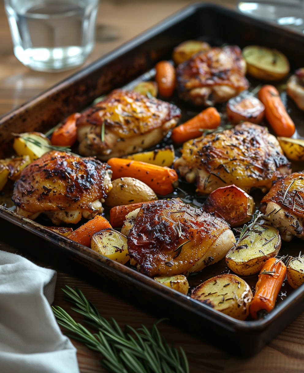 sheet pan chicken thigh recipes