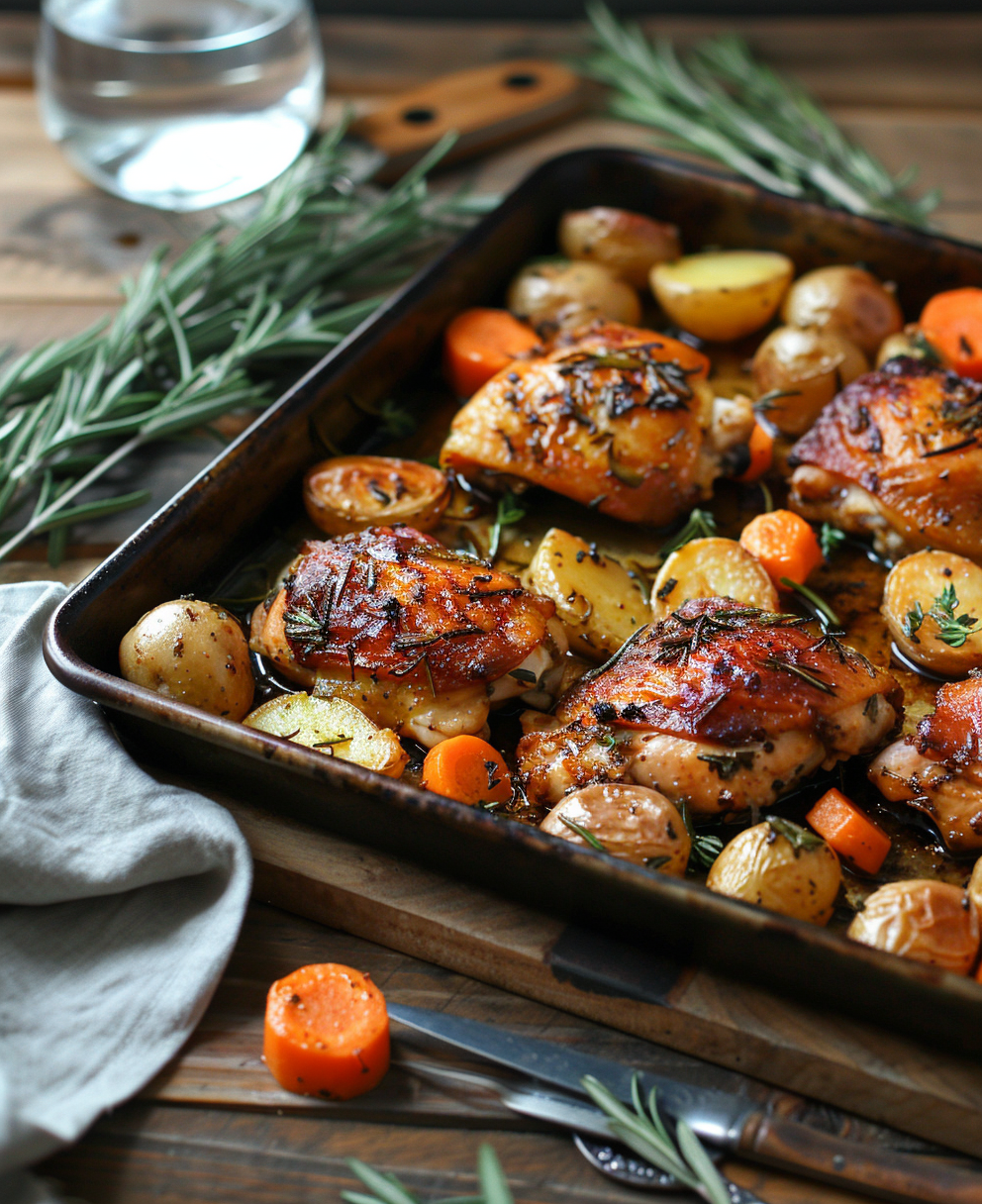 sheet pan chicken thigh recipes