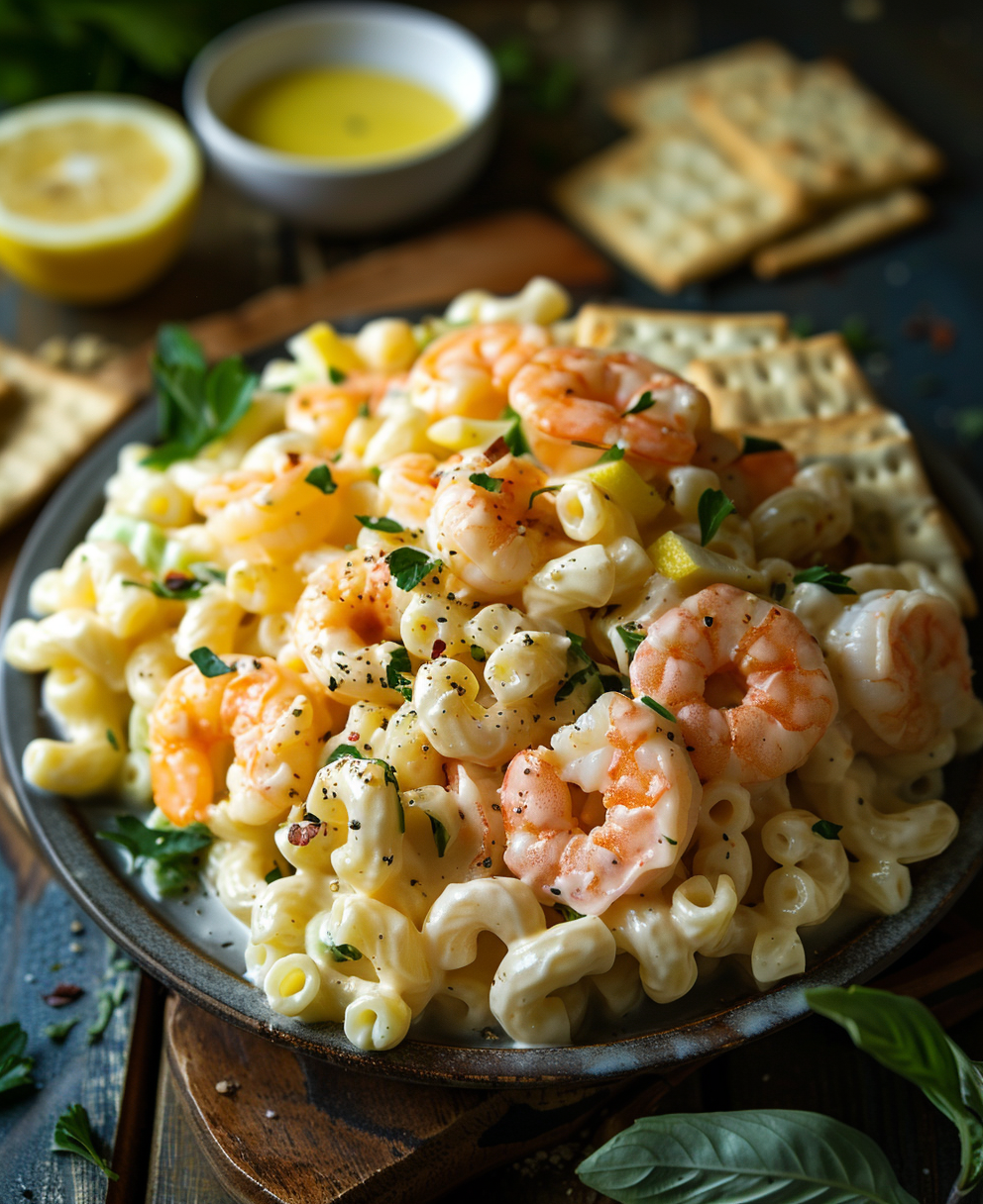 shrimp macaroni salad recipe