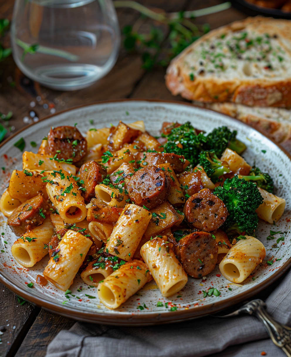 smoked sausage and pasta recipes
