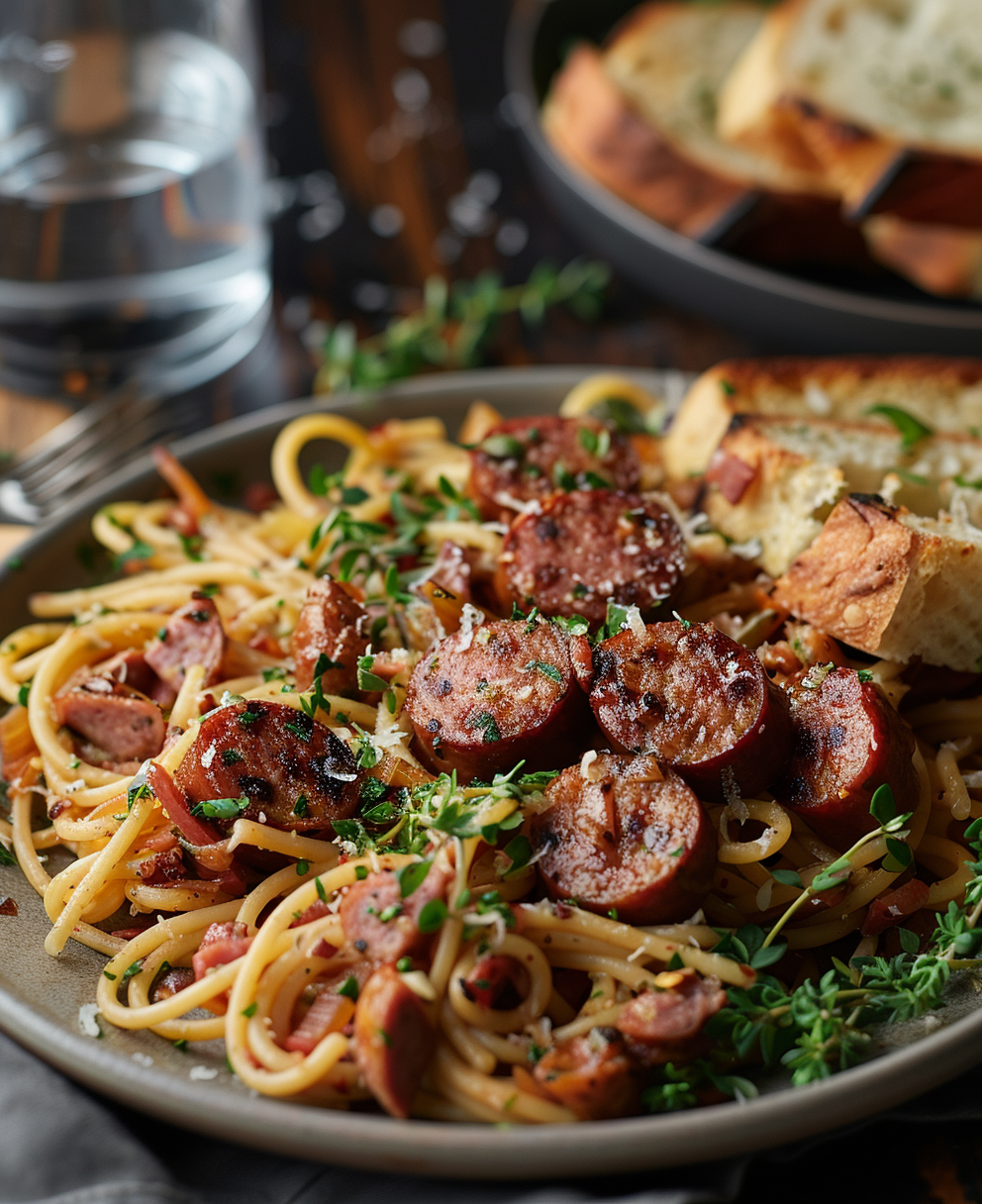 smoked sausage pasta recipes