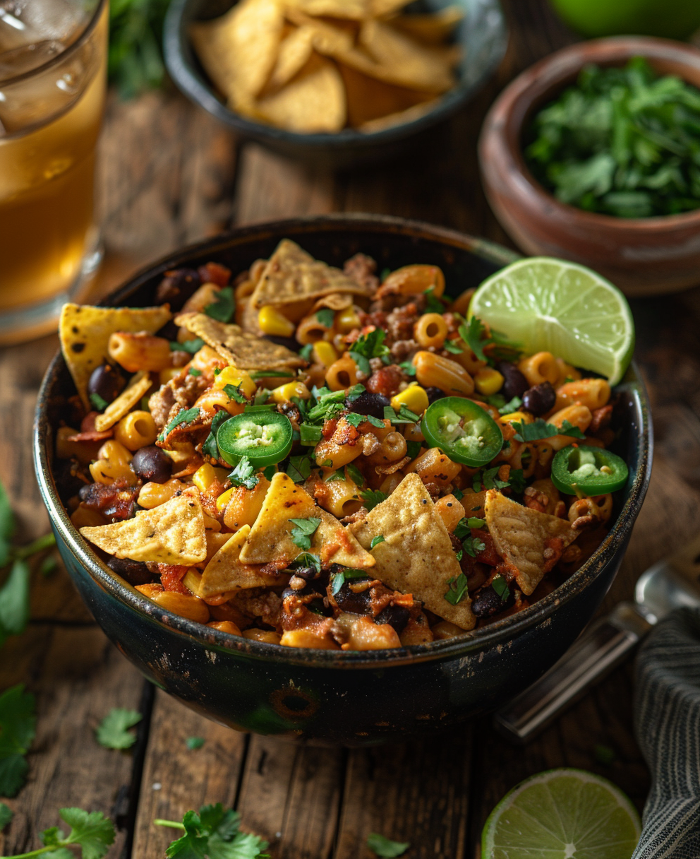 taco pasta salad recipe