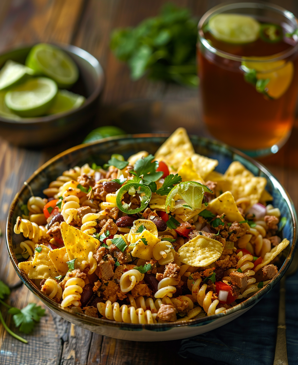 taco pasta salad recipe