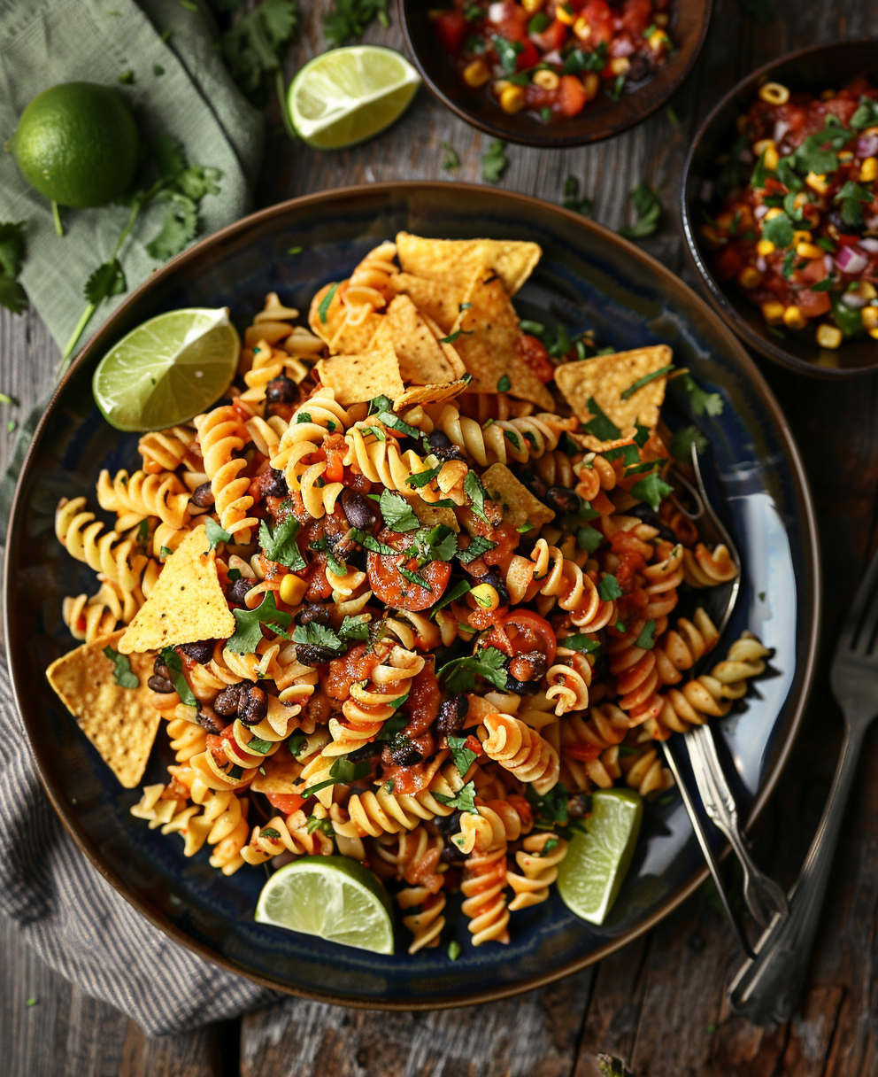 Delicious Taco Pasta Salad Recipe: A Fiesta in Every Bite! 2 taco pasta salad recipe