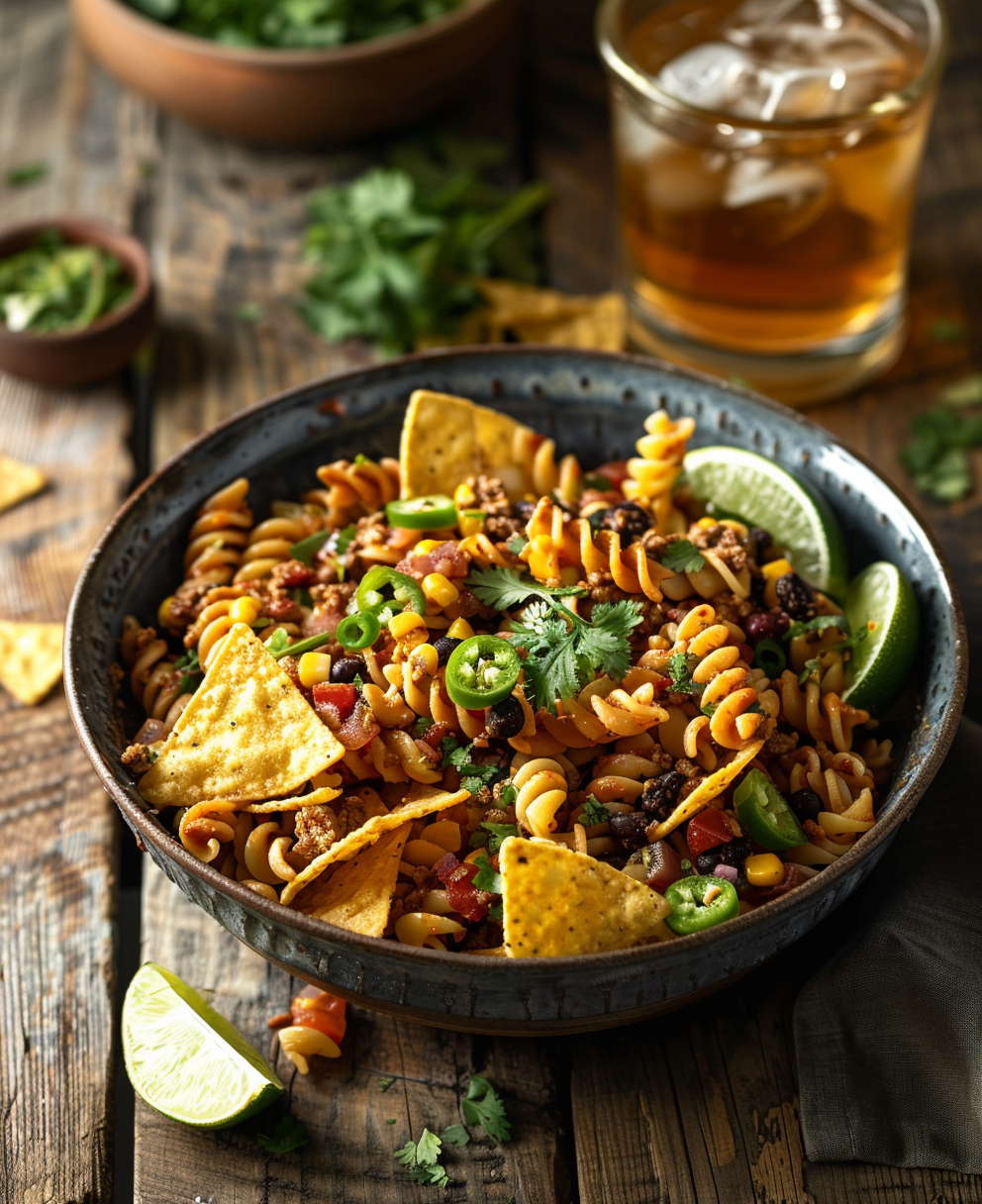 taco pasta salad recipe