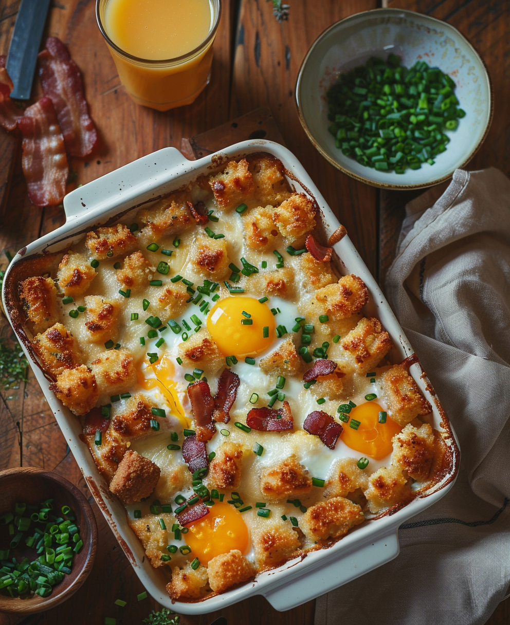 tater tot casserole breakfast recipe